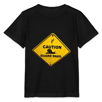 Garde d'escargot - T-shirt bio MINI CREATOR Stanley/Stella Enfant - noir - Devant - Mikhail (115cm)