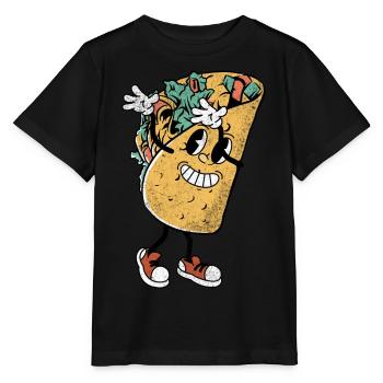 Taco - Stanley/Stella Kinder T-Shirt MINI CREATOR  - Schwarz - Vorne - Mikhail (115cm)