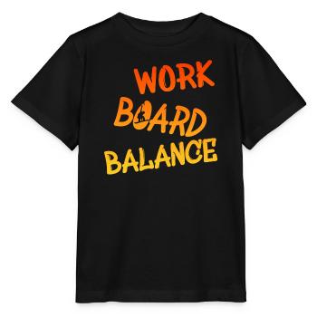 boarden, snowboarding - Stanley/Stella Kinder T-Shirt MINI CREATOR  - Schwarz - Vorne - Mikhail (115cm)