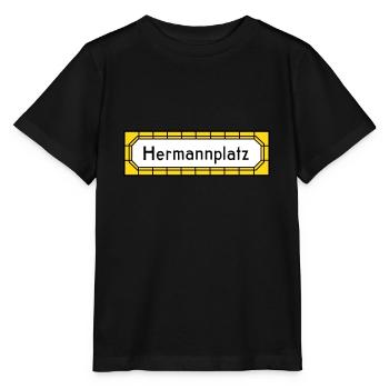 Hermannplatz NEUKÖLLN - Stanley/Stella Kinder T-Shirt MINI CREATOR  - Schwarz - Vorne - Mikhail (115cm)