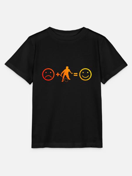 Squash Men's Badminton Player Badminton Player - Stanley/Stella MINI CREATOR Kids’ T-Shirt - black