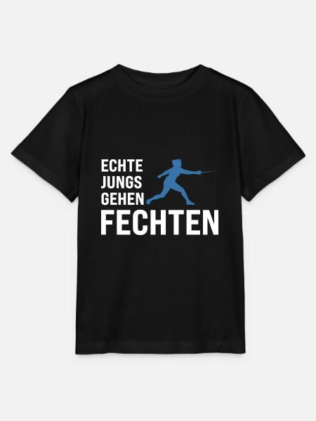 Fechten Fechtsport Fechter Geschenk - Stanley/Stella Kinder T-Shirt MINI CREATOR - Schwarz