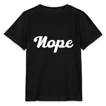 Nope No - Stanley/Stella MINI CREATOR Kids’ T-Shirt - black - Front - Mikhail (115cm)