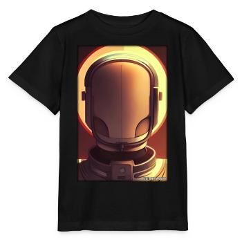 Robot Future Technology Science Android - T-shirt bio MINI CREATOR Stanley/Stella Enfant - noir - Devant - Mikhail (115cm)