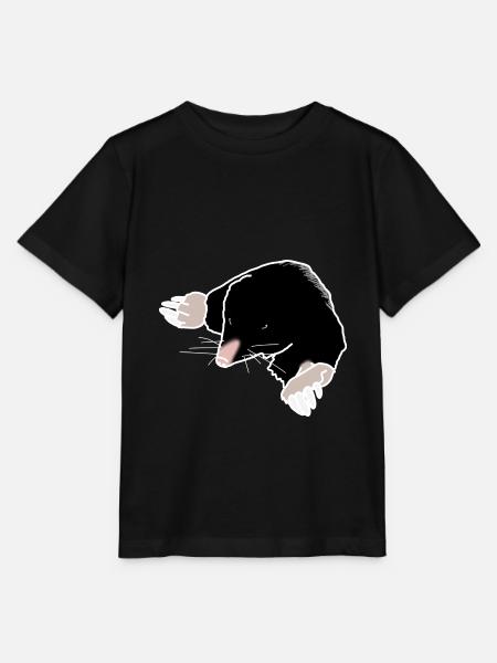 Maulwurf - Stanley/Stella Kinder T-Shirt MINI CREATOR - Schwarz