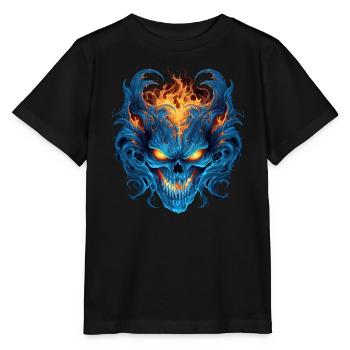 Monster Monster Demon Devil Vampire Guhl Zombie - Stanley/Stella MINI CREATOR Kids’ T-Shirt - black - Front - Mikhail (115cm)