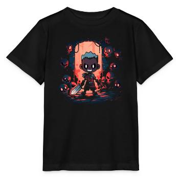 Monster Monster Demon Devil Vampire Guhl Zombie - Stanley/Stella MINI CREATOR Kids’ T-Shirt - black - Front - Mikhail (115cm)