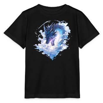 Dragon mystique Lindwurm Monster Monster Monster - T-shirt bio MINI CREATOR Stanley/Stella Enfant - noir - Devant - Mikhail (115cm)