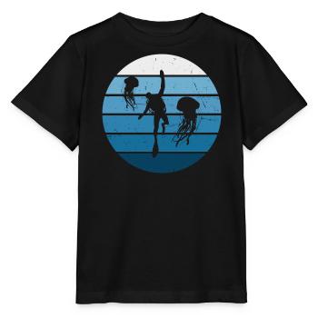 Plongée Pour Femmes Plongée Plongée Plongeuse Plongée Libre - T-shirt bio MINI CREATOR Stanley/Stella Enfant - noir - Devant - Mikhail (115cm)