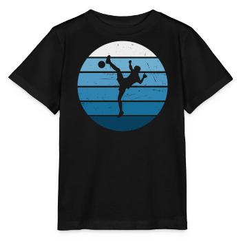 Damen Herren Futnet Spieler Fussballtennis - Stanley/Stella Kinder T-Shirt MINI CREATOR  - Schwarz - Vorne - Mikhail (115cm)