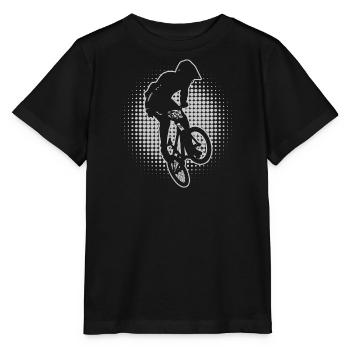 Hommes bmx vélo vélo vélo bmx garçons - T-shirt bio MINI CREATOR Stanley/Stella Enfant - noir - Devant - Mikhail (115cm)