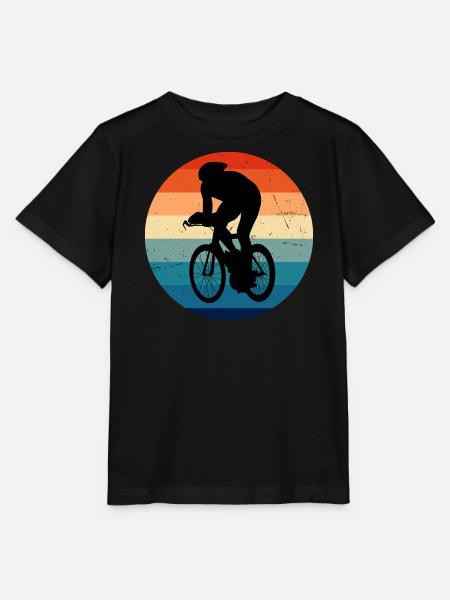 Herren Damen Road Bike Rennradfahren Rennrad - Stanley/Stella T-shirt MINI CREATOR til børn - sort