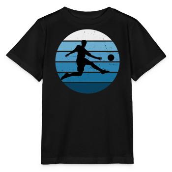 Fussball Fussballspiel Fussballspielen Damen - Stanley/Stella Kinder T-Shirt MINI CREATOR  - Schwarz - Vorne - Mikhail (115cm)