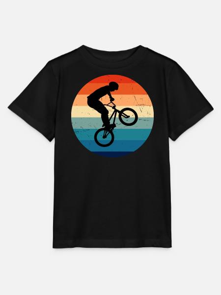 Radfahren Bike bmx Herren bmx jungen bmx fahrrad - Stanley/Stella Kinder T-Shirt MINI CREATOR - Schwarz