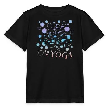 Yoga yoga - Stanley/Stella Kinder T-Shirt MINI CREATOR  - Schwarz - Vorne - Mikhail (115cm)