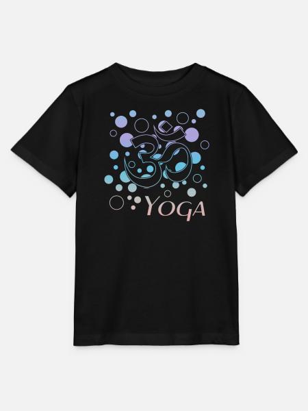 Yoga yoga - Stanley/Stella Kinder T-Shirt MINI CREATOR - Schwarz