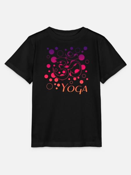 Yoga Om Namaste - Stanley/Stella Kinder T-Shirt MINI CREATOR - Schwarz