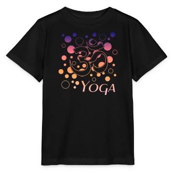Yoga yoga - Stanley/Stella Kinder T-Shirt MINI CREATOR  - Schwarz - Vorne - Mikhail (115cm)