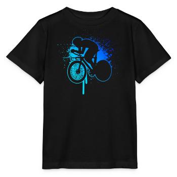 Vélo de route Hommes Vélo de route Cyclisme sur route - T-shirt bio MINI CREATOR Stanley/Stella Enfant - noir - Devant - Mikhail (115cm)