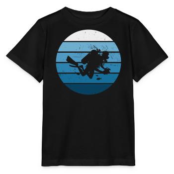 Diver Men's Scuba Diving Free Dive Diving - Stanley/Stella MINI CREATOR Kids’ T-Shirt - black - Front - Mikhail (115cm)