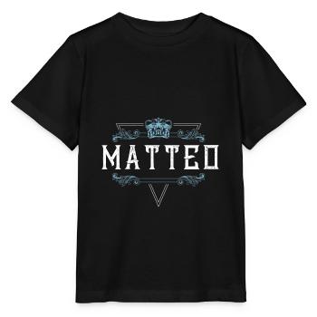 Matteo - Stanley/Stella Kinder T-Shirt MINI CREATOR  - Schwarz - Vorne - Mikhail (115cm)