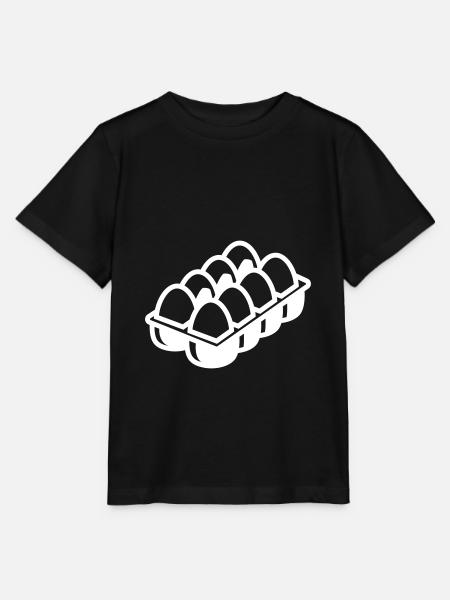 Eier symbol - Stanley/Stella Kinder T-Shirt MINI CREATOR - Schwarz