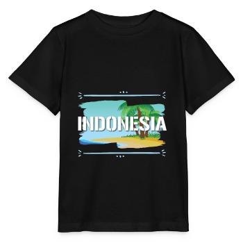 Indonésie - T-shirt bio MINI CREATOR Stanley/Stella Enfant - noir - Devant - Mikhail (115cm)