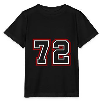 72 Numéro de numéro - T-shirt bio MINI CREATOR Stanley/Stella Enfant - noir - Devant - Mikhail (115cm)