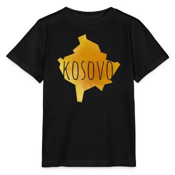 kosovo - Stanley/Stella Kinder T-Shirt MINI CREATOR  - Schwarz - Vorne - Mikhail (115cm)