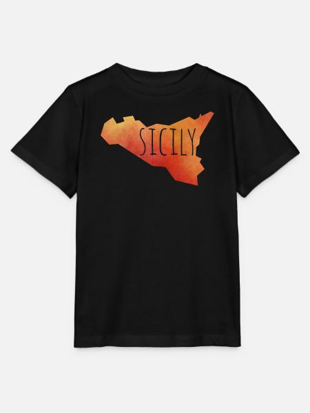sicily - Stanley/Stella Kinder T-Shirt MINI CREATOR - Schwarz