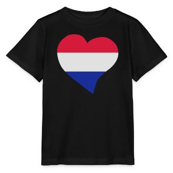 Un coeur néerlandais - T-shirt bio MINI CREATOR Stanley/Stella Enfant - noir - Devant - Mikhail (115cm)
