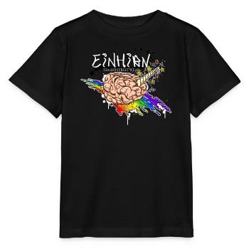 Einhirn - T-shirt bio MINI CREATOR Stanley/Stella Enfant - noir - Devant - Mikhail (115cm)