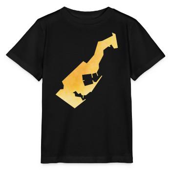 Monaco - Stanley/Stella Kinder T-Shirt MINI CREATOR  - Schwarz - Vorne - Mikhail (115cm)