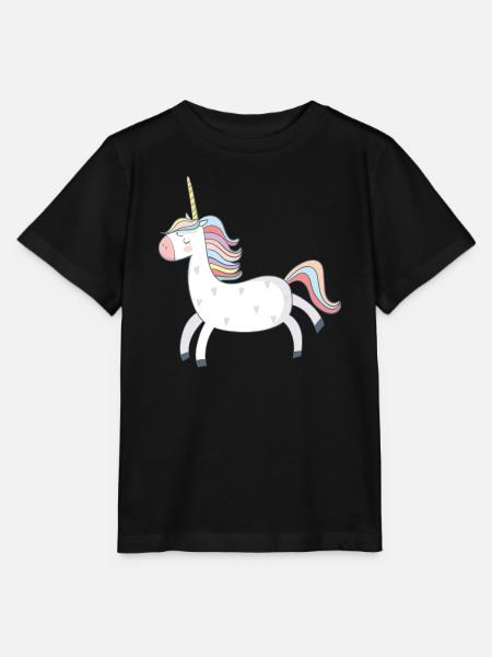 Einhorn - Stanley/Stella Kinder T-Shirt MINI CREATOR  - Schwarz