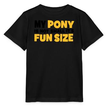 Pony - Stanley/Stella Kinder T-Shirt MINI CREATOR  - Schwarz - Vorne - Mikhail (115cm)