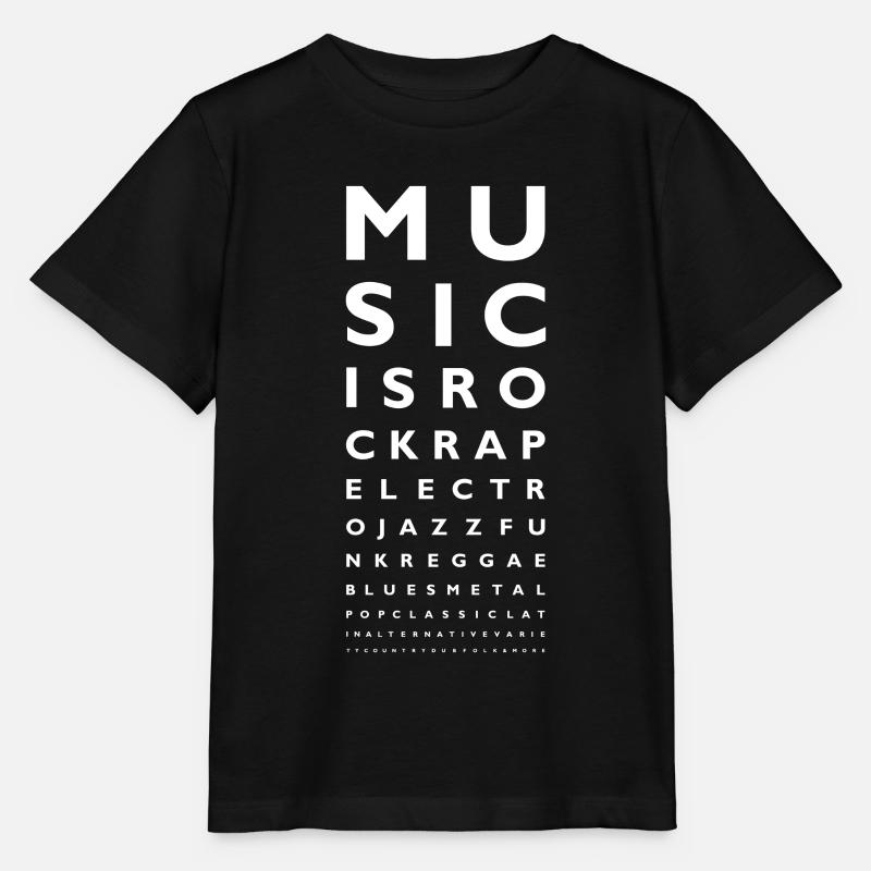 Music is - T-shirt bio MINI CREATOR Stanley/Stella Enfant - noir