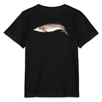 La baleine à bec - Les baleines à bec - à bec Baleine - T-shirt bio MINI CREATOR Stanley/Stella Enfant - noir - Devant - Mikhail (115cm)