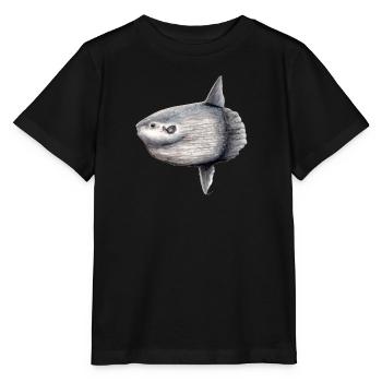Arlequin - océan arlequin - Mola mola Poisson Lune - T-shirt bio MINI CREATOR Stanley/Stella Enfant - noir - Devant - Mikhail (115cm)