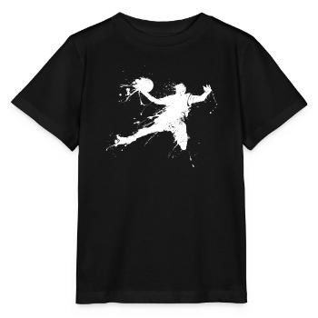 Slam Dunking Basketteur - T-shirt bio MINI CREATOR Stanley/Stella Enfant - noir - Devant - Mikhail (115cm)