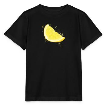 Zitrone - Stanley/Stella Kinder T-Shirt MINI CREATOR  - Schwarz - Vorne - Mikhail (115cm)