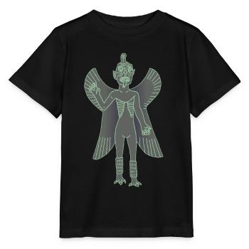 Pazuzu demon - Stanley/Stella MINI CREATOR Kids’ T-Shirt - black - Front - Mikhail (115cm)