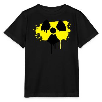 Un signe de radio actif comme un graffiti - T-shirt bio MINI CREATOR Stanley/Stella Enfant - noir - Devant - Mikhail (115cm)
