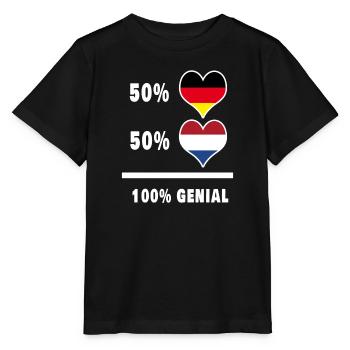 Allemagne et Pays-Bas genial / cadeau - T-shirt bio MINI CREATOR Stanley/Stella Enfant - noir - Devant - Mikhail (115cm)