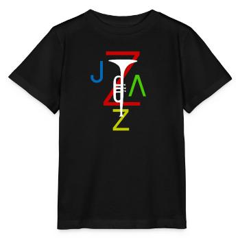 jazz - T-shirt bio MINI CREATOR Stanley/Stella Enfant - noir - Devant - Mikhail (115cm)