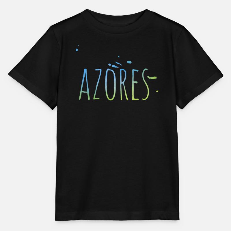 Azores - Stanley/Stella Kinder T-Shirt MINI CREATOR  - Schwarz