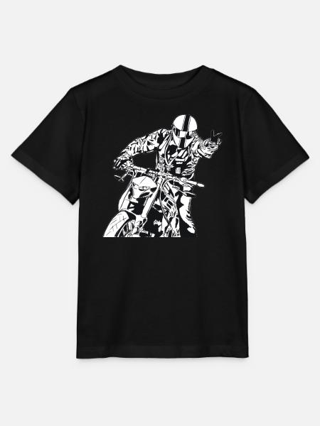 Streetfighter - Stanley/Stella Kinder T-Shirt MINI CREATOR - Schwarz