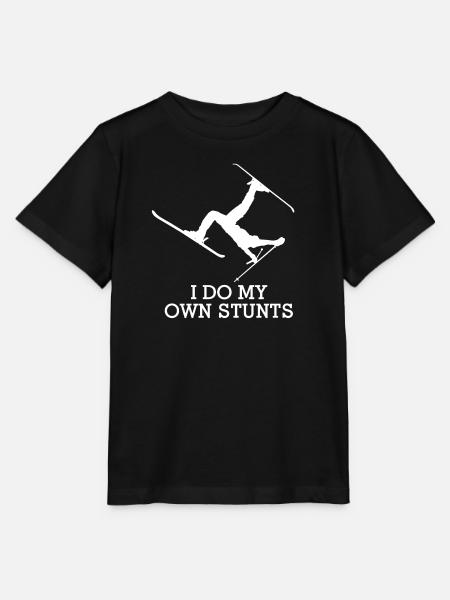 I do my own stunts - Stanley/Stella Kinder T-Shirt MINI CREATOR - Schwarz