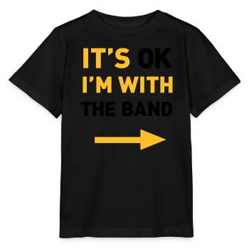 Im with the Band - Stanley/Stella MINI CREATOR Kids’ T-Shirt - black - Front - Mikhail (115cm)