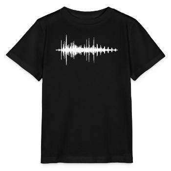 Audio Engineer Herzschlag-Hemd - Stanley/Stella Kinder T-Shirt MINI CREATOR  - Schwarz - Vorne - Mikhail (115cm)