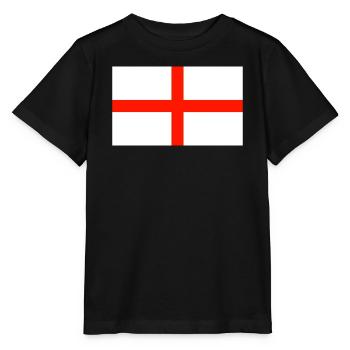 Drapeau anglais - T-shirt bio MINI CREATOR Stanley/Stella Enfant - noir - Devant - Mikhail (115cm)